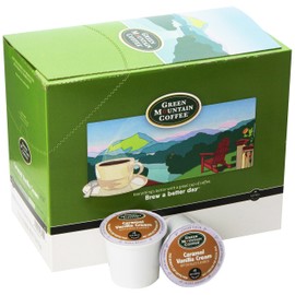 Green Mountain Coffee Caramel Vanilla Cream,  K-Cup Portion Pack for Keurig K-Cup Brewers, 24-Count