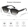 Appassal Retro Small Square Sunglasses for Women Mens Rectangle Sunnies