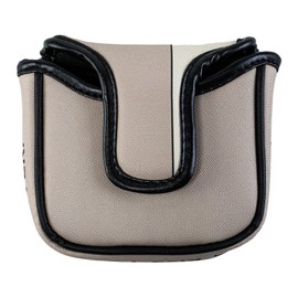 Golf Club Headcover - Funny Driver Fairway Hybrid Wood Cover, Tour Grade PU Leather Mallet Blade Putter Head Cover - Golf Gift Golf Accessories for Men and Women Golfers (KISS You, Mallet)