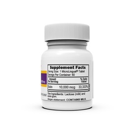 Superior Source Biotin 10000 mcg. Under The Tongue Quick Dissolve Sublingual Tablets, 60 Count, Supports Healthy Hair, Skin, and Nail Growth, Helps Support Energy Metabolism, Non-GMO