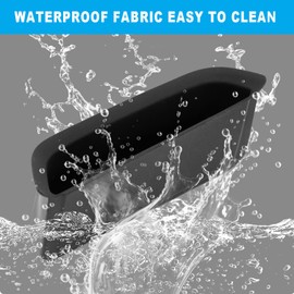 MAEZOE 4PCS Door Handle Storage Organizer for 2024-2025 Toyota Land Cruiser Prado LC250, Front & Rear Door Storage Box Insert, Non-Slip, Easy to Clean, Custom Fit, Black