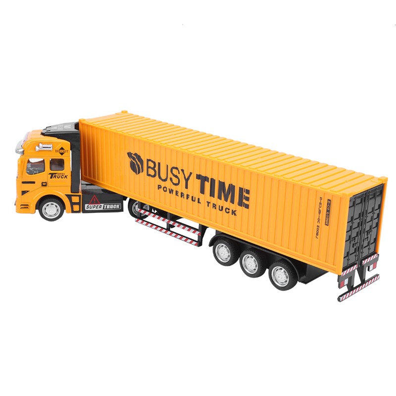 1: 48 Alloy Container Truck Model Toy Highly Simulation Children