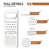 Vegetable Grater, Coarse, Stainless Steel, Silver, Stainless Steel Grater, Comfortable