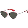 Polaroid Women's Sunglasses, Multicoloured (Silverred)