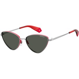 Polaroid Women's Sunglasses, Multicoloured (Silverred)