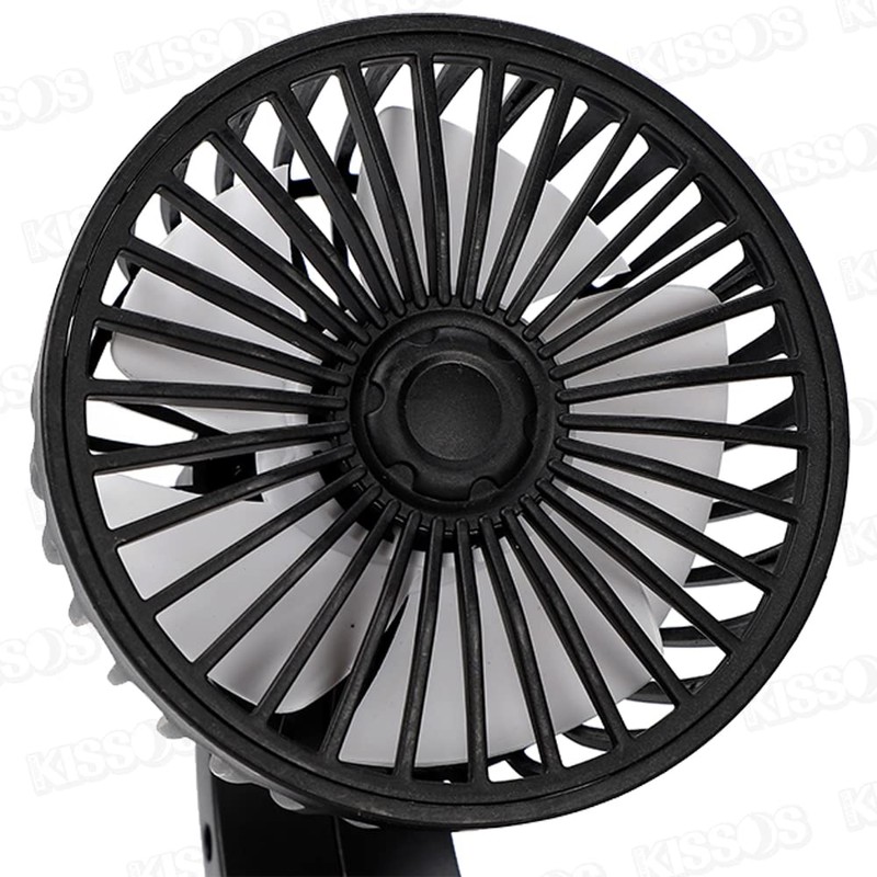 Twin Fan Car USB Circulator 360 Degree Rotation Car 12V