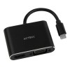 Adaptador Acteck Shift Plus Av420 Usb-c A Hdmi + Vga