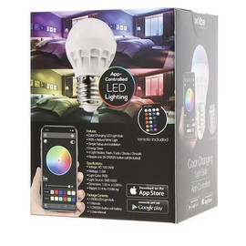 Vibe E-ssential Color Changing Smart RGBW LED Bulb - BT App & Remote Control Options Tik Tok
