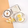 2-in-1 Egg Slicer Cutter (White)