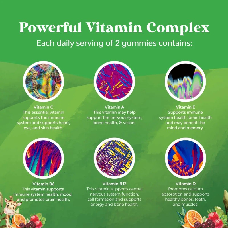 Natures Craft Multivitamin Gummies Niños Apoyo Inmune 90