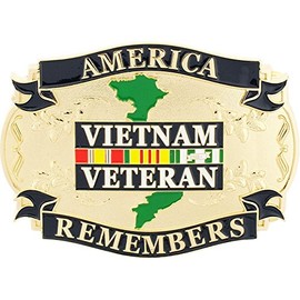 Vietnam Veteran We Served Our Time In Hell Belt Buckle