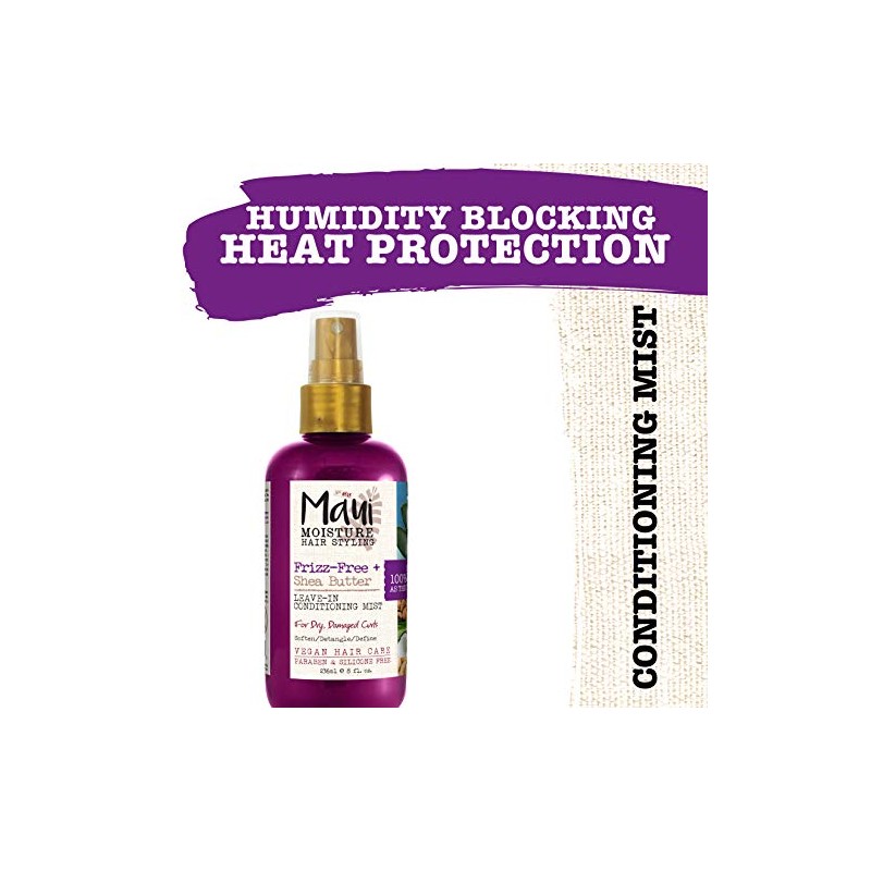 Maui Moisture Shea Butter Leave-in Conditioning Mist, 8 ounces ,