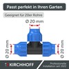 Kirchhoff Fitting T Plastic 20 x 20 x 20 mm