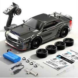 ZLL Beast SG216MAX High Performance 1/16 Scale 4WD RC Drift Car with Brushless Motor, LED Lights, Full Proportional Radio Control, Black
