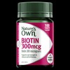 Nature's Own Buy Natures Own Biotin 300mcg 100 Tablets Online