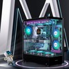 MUSETEX PC CASE ATX 6 PWM ARGB Fans Pre-Installed, Type-C