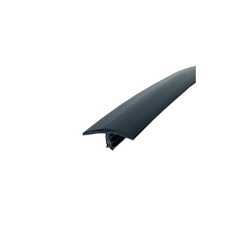T-Molding Arcade Mame -Smooth Black - 3/4" - 20'