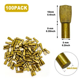 100 Pcs Shelf Pins Pegs,5mm Spoon Shape Metal Shelf Support Pegs,Bookshelf Pegs for Shelves,Cabinet Shelf Bracket Pegs Adjustable Shelf Pins Holders for Kitchen Furniture & Closet (Bronze Tone)