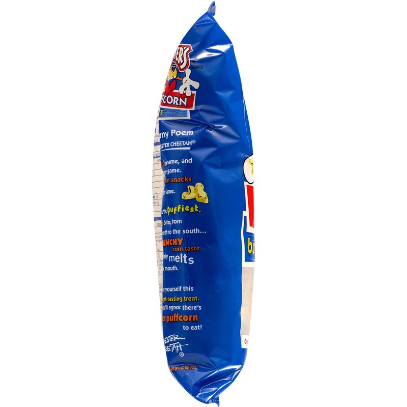 Chester's Butter Flavored Puffcorn Snacks, 3.5oz Bags (Pack of 12)