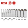 Ingersoll Rand 11 Pc. 1/4 in. Drive Deep Socket Set
