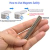 60 pcs Small Strong Rare Earth Magnets,6 * 2mm N52