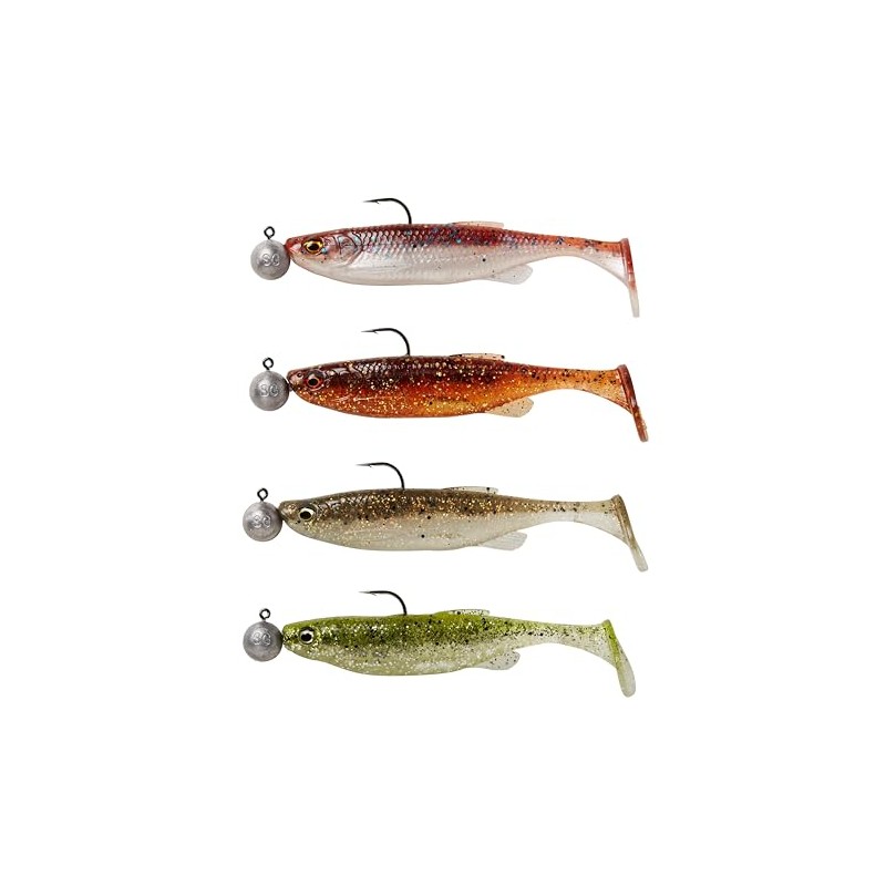 Savage Gear Fat Minnow T-Tail Loaded Clearwater Colour Mix Pack: