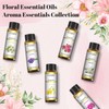 EUQEE Aroma Oil Set, Essential Oil Set, Lavender, Rose, Ylang-Ylang,