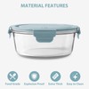 20oz Food Storage Containers with lids Set, Airtight 2.5 Cup