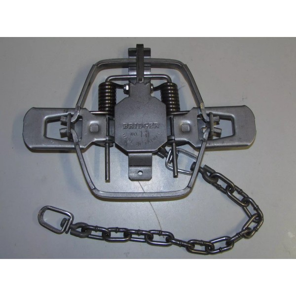 Bridger 4 Bridger #1.75 offset jaws traps, trapping, coyote, bobcat,raccoon