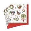 On The 12th Day of Christmas Lunch Napkin