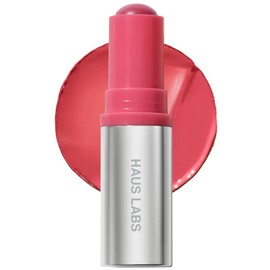 HAUS LABS BY LADY GAGA Color Fuse Lip + Cheek Blush Balm Stick in Glassy Rosette & ENTEL Aloe vera Sheet Masque (BONUS)