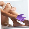 Beavorty 8pcs Bath Scrub Gloves Mens Bodywash Body Scrub Gloves