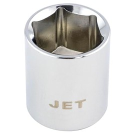 JET 671511-3/8-Inch Drive, 11mm, Regular, 6 Point, Metric Chrome Socket