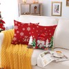 Christmas Pillow Covers 18x18 Set of 4 Velvet Christmas Pillow