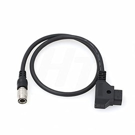HangTon Power Cable for Zoom F8N Sound Devices MixPre-10 II 664 702 788T Zaxcom Audio Recorder Mixer, D-tap Hirose 4 Pin, Highly Flexible 20 Inches