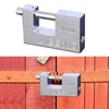 Heavy Duty Heavy Duty Rectangular Container Garage Shed Padlock with
