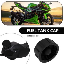 YINETTECH 1pc Fuel Petrol Tank Cap Replacement51049-2057 51049-2091 Compatible with Kawasaki Td18 Td20 Td33 TG25 TD48 Brushcutters Black