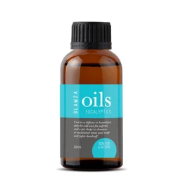 Glamza Premium Essential Oils Organic Pure Natural Therapeutic Aromatherapy Gift Set (Eucalyptus 10ML)