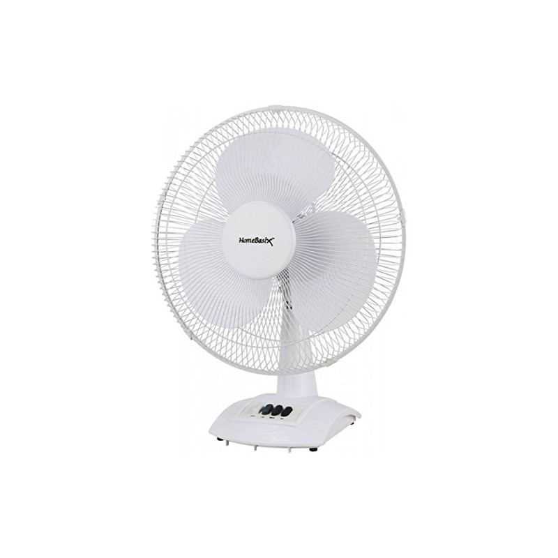HOMEBASIX FT-40 3-Speed Oscillating Table Fan, 16-Inch