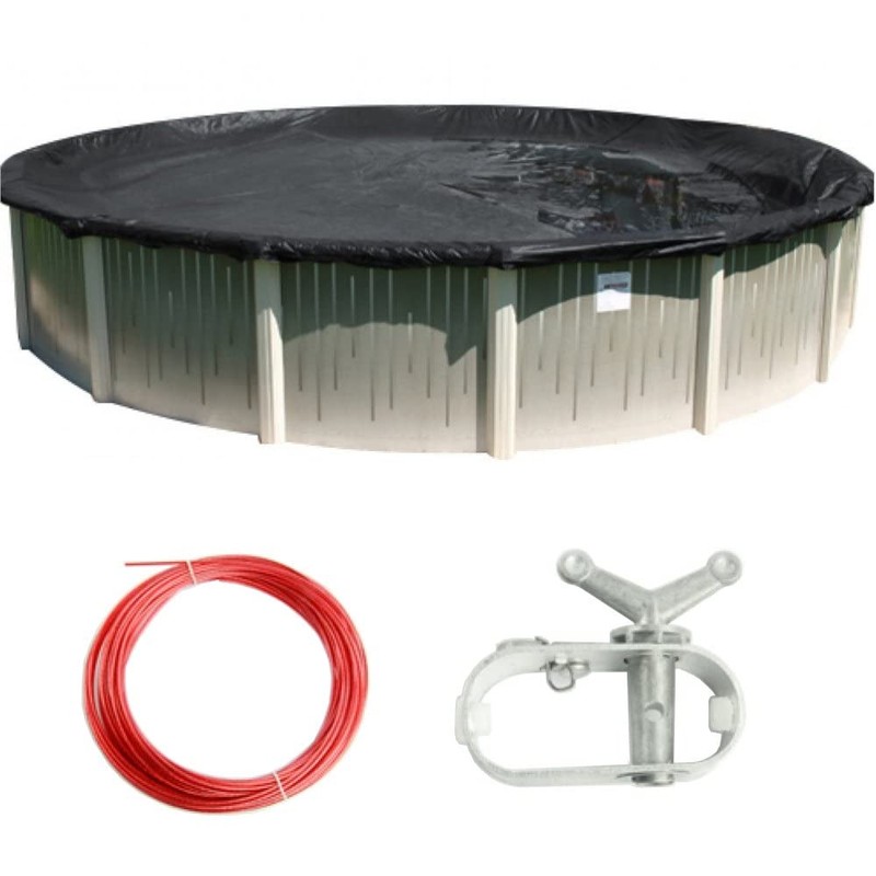 24 Foot Round Fine Mesh Pool Winter Cover