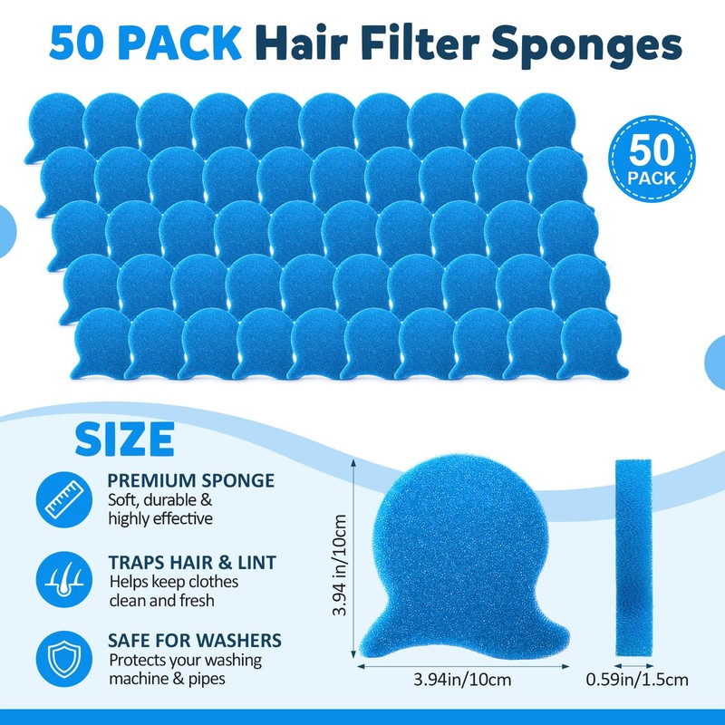 50 Pcs Laundry Pet Hair Remover Bulk Reusable Dog Cat