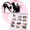 Bisutex Delineador Ojos Plantilla De Gato Para Delinear Ojos Color