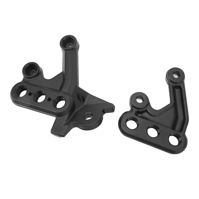Motorcycle Foot Pegs Bracket Set Metal Construction Stable High Strength