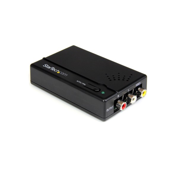 StarTech.com HD2VID HDMI to Composite Converter with Audio, HDMI RCA