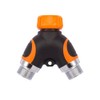 Giraffe Tools 2-Way Hose Splitter with Shut-Off Valves, Heavy Duty