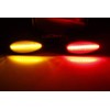 iJDMTOY Smoked Lens Amber/Red Full LED Trunk Bed Marker Lights