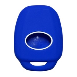 Key Fob Cover for Camry Highlander: 4 Buttons Key Fob Case Fit for Toyota Corolla 4Runner RAV4 Sequoia Scion 86 Hatchback Sedan 2012-2020丨Silicone Remote Protector GQ4-49R GQ4-52T HYQ12BDM (Blue)