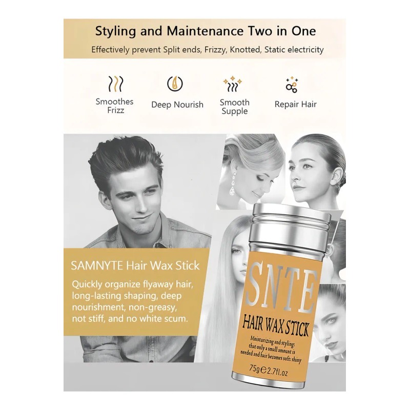 Cera Fijador En Barra Con Productos Naturales Samnyte 2 Pack