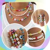 TOAOB Pack of 500 Number Beads for Threading 4 x