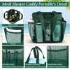 Chapou 4 Packs Mesh Large Shower Caddy Portable with 8